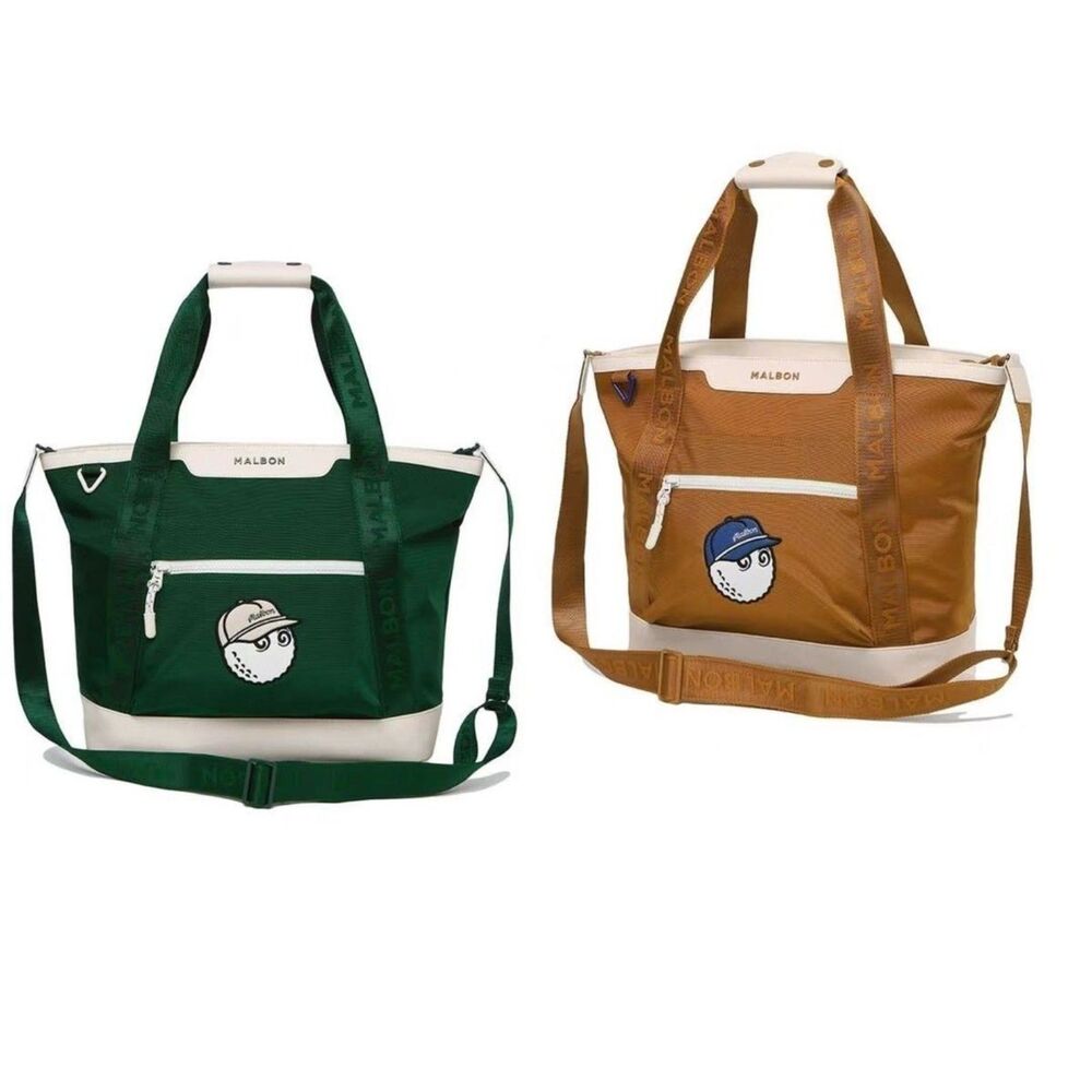 Malbon Golf Duffel Bag Large Capacity Shoulder Hand Carry Garment Storage Tote